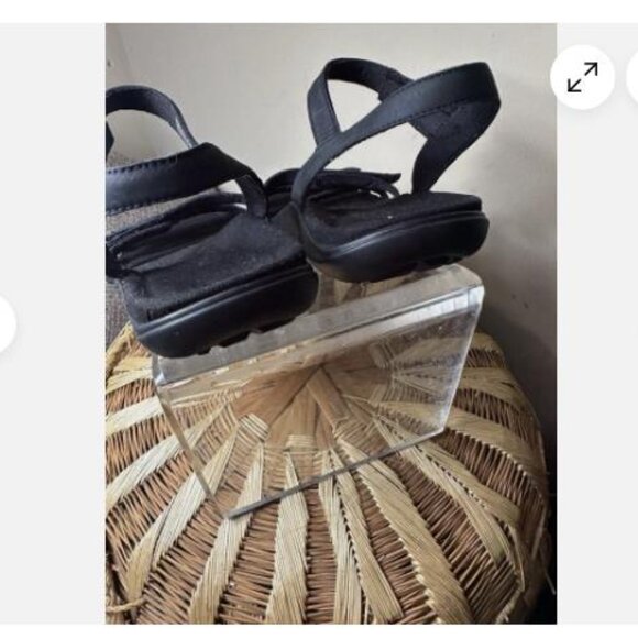 Abeo Leather Sandals Biosystem Orthotic Support Footbed Black Size US 11 N - Picture 5 of 7